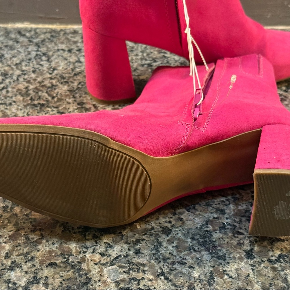 Jorya Faux Suede Ankle Boots  Size 10 - Picture 5 of 5
